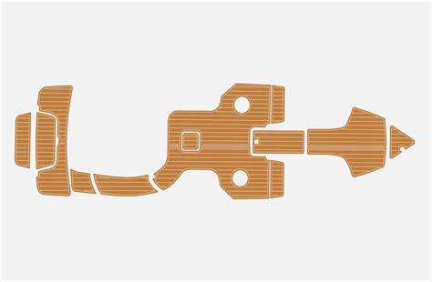 For 2012 Chaparral 242 EVA Foam Marine Decking, Non-SlipYacht Flooring ...