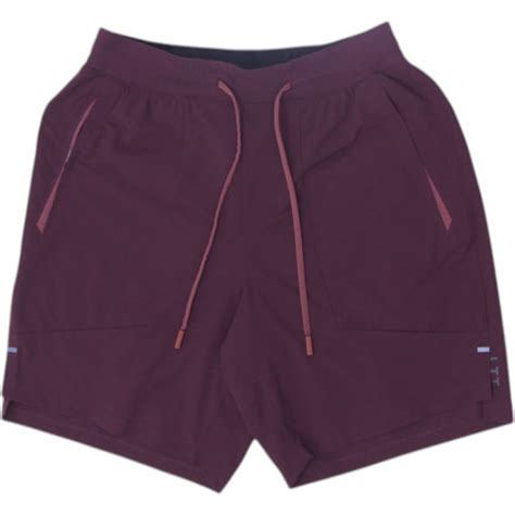 Shop Mens Lululemon Shorts Maroon Quick Dry With Inner Shorts | Fashion ...