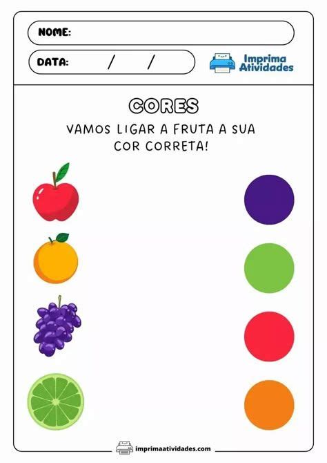 3 Atividades sobre Cores para imprimir: Baixe Grátis em PDF | Imprima ...