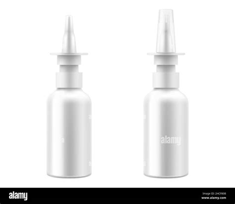 Nasal spray dispenser bottle Stock Vector Images - Alamy