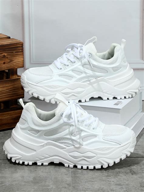 Zapatillas deportivas transpirables con cordones para hombres ...