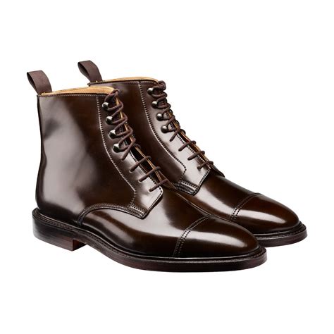crockett & jones Harlech Dark Brown Cordovan Store | Shoes