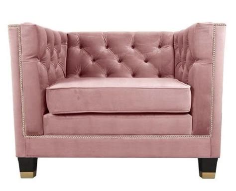 Xlmoebel Chesterfield-Sessel Lila Sessel aus Textil für modernes ...