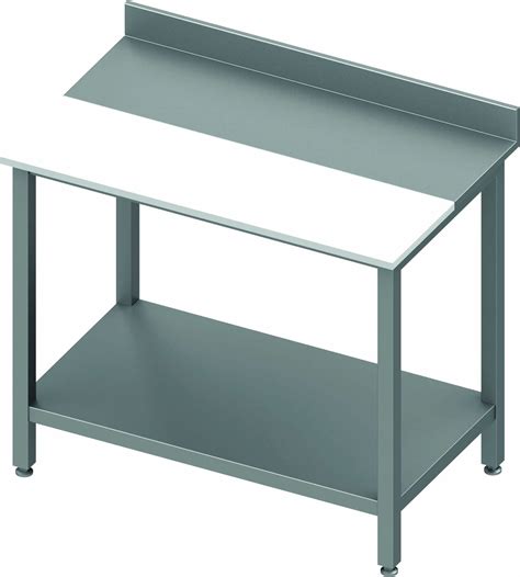 Table Inox de Cuisine - Avec Etagère - Profondeur 700 - Stalgast - l0 ...