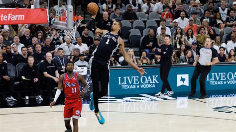 Wembanyama 'doubtful' to play against Portland in possible first-round playoffs preview, reports ...