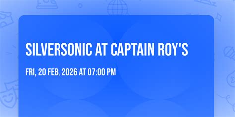 Silversonic at Captain Roys, Captain Roy's, Des Moines, 20 February ...