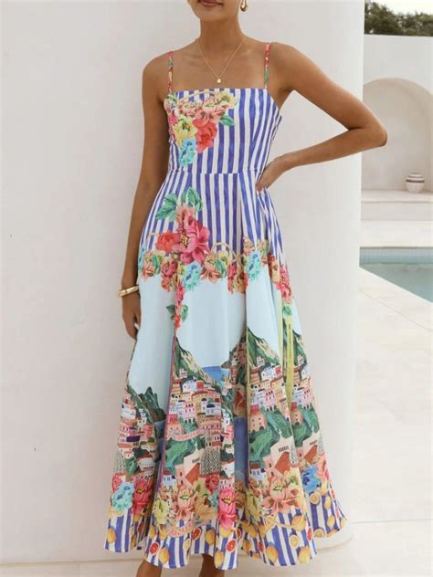 Buy JC Mode Floral Print Fit & Flare Midi Dress - Dresses for Women ...