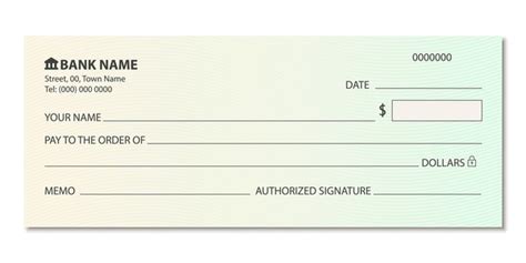 4,163 Cheque Blank Template Stock Vectors and Vector Art | Shutterstock