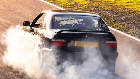 Aggressive Nürburgring driving ends with massive tire smoke explosion