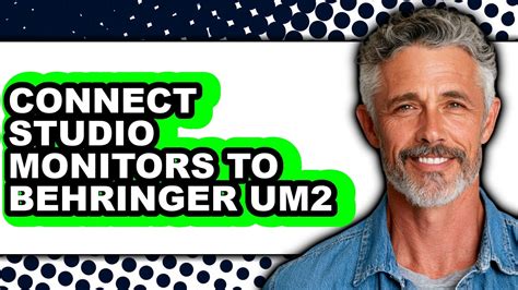 How to Connect Studio Monitors to Behringer Um2 - Easy Guide - YouTube