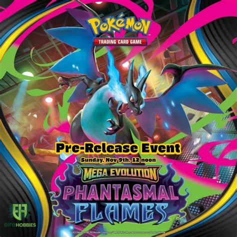 Pokemon TCG Mega Evolution Phantasmal Flames - Pre-Release, 27 Brewery ...