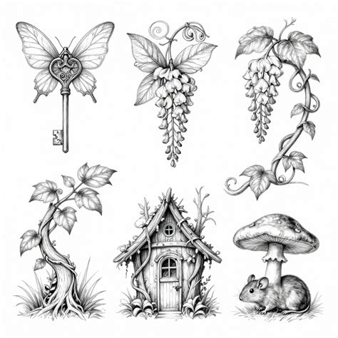 highly detailed naturalist study with soft organic forms a small mouse ...