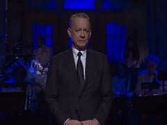 Tom Hanks delivers satirical "In Memoriam" tribute on SNL 50th ...