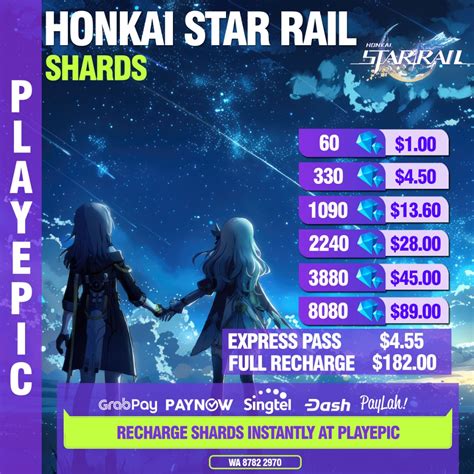 [8080 $88.00] HONKAI Star Rail Oneiric Shards [Honkai Star Rail topup ...