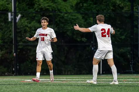 Woodings' Hat Trick Powers Catholic Past Susquehanna, 3-0 - Catholic University of America