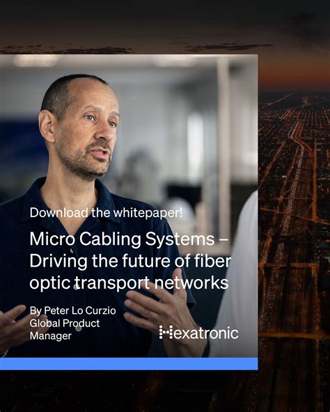 Transport networks and micro cabling solutions | Hexatronic