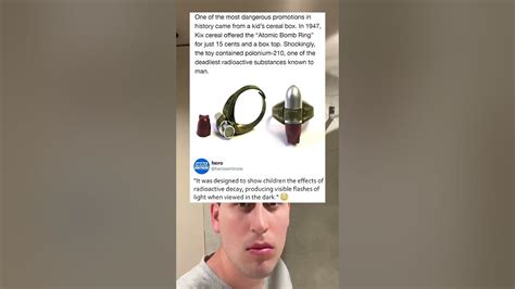 A cereal box once included a radioactive ring - YouTube