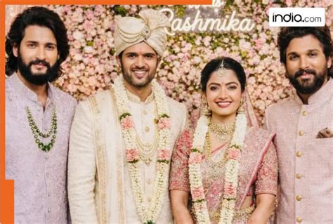 Virosh wedding: Is viral photo of Rashmika Mandanna and Vijay ...