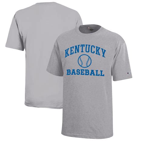 Kentucky Wildcats Champion Youth Icon Logo Baseball T-Shirt - Gray