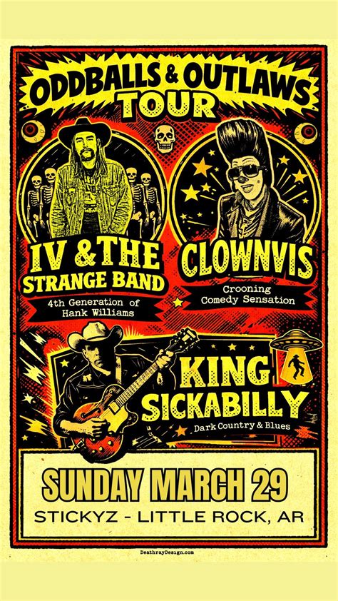 IV & the Strange Band w/ Clownvis and King Sickabilly at Stickyz , 107 ...
