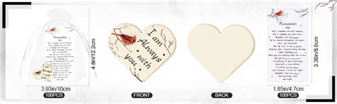 Amazon.com: GUDELAK 100Sets Funeral Favors, Celebration of Life ...