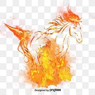 Efek Kuda Api Gambar PNG | File Vektor Dan PSD | Unduh Gratis Di Pngtree