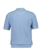 Buy GANT Sky Blue Micro Textured Cotton Knit Polo Shirt from Next India