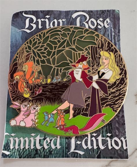 Disney Sleeping Beauty Aurora Briar Rose Limited Edition 2.5 in LE Pin