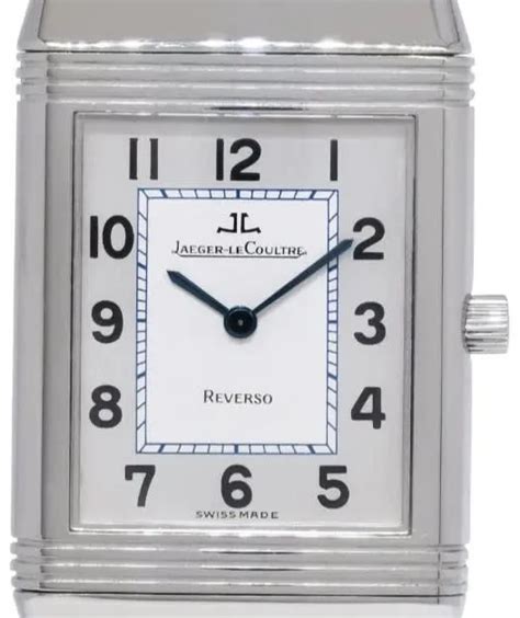 Jaeger-LeCoultre Reverso Classique 250.8.08 Stainless steel Silver 2000 ...
