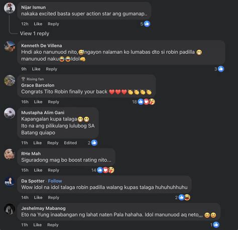 Robin Padilla’s casting in ‘Blood vs Duty’ earns mixed reactions