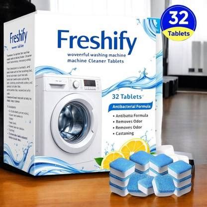 Freshify washing machine cleaner tablet deep clean quick dissolve ...