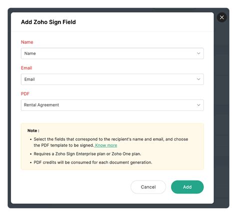 Zoho Sign Field in Zoho Forms: Collect Legally Binding Signatures Instantly