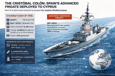 Pictured: Spain’s ‘most advanced’ warship deployed to the eastern ...