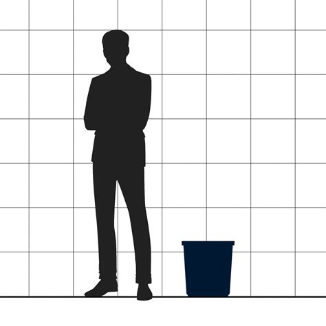 28 Qt Brown Rectangular Wastebasket Trash Can Set of 6, New