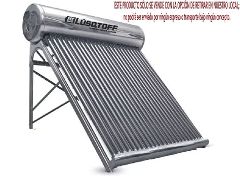 TERMOTANQUE / CALEFÓN SOLAR 200Lts. LUSQTOFF LC-SOL200