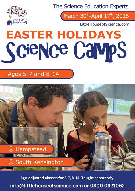 Easter Holidays Science Camps - London - Little House of Science