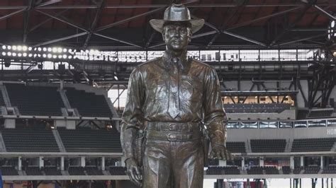 Texas Rangers unveil statue with controversial history at Globe Life ...