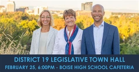District 19 Legislative Town Hall - February, Boise High School ...