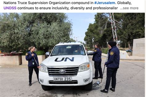 UNTSO Security All Female Team at The Main Gate | United Nations ...