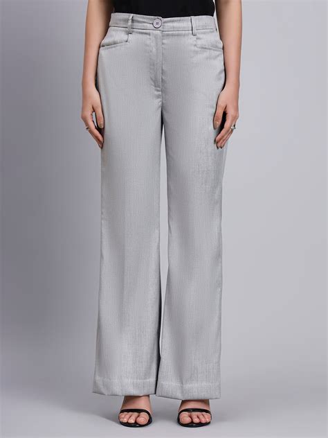 Tailored Power Suit featuring refined linear detailing with Flared Pan