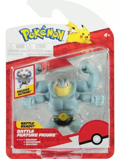 Pokémon Machamp Battle Feature Figure Deluxe Action - toysman