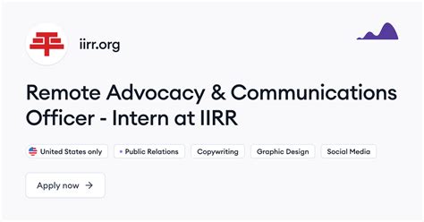 IIRR hiring Advocacy & Communications Officer - Intern • Remote (Work ...