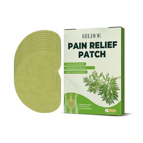 EELHOE Wormwood Pain Relief Patch, Relieve Lumbar Neck Shoulder Vertebra Knee Joint Muscle Pain ...