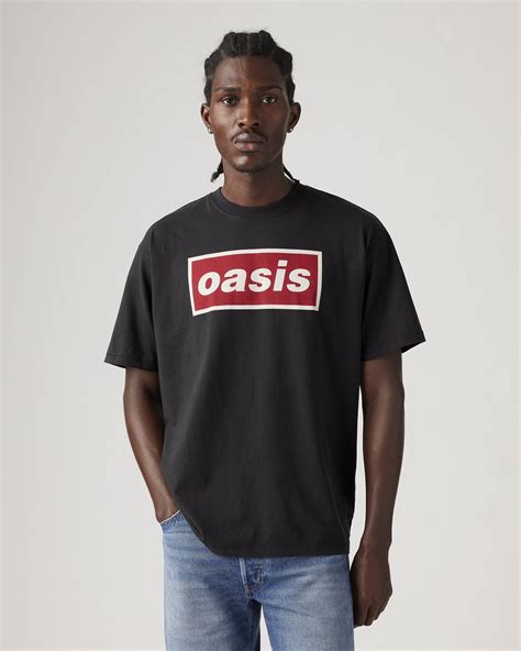 Levi's® X Oasis Band Tee - Black | Levi's® GB