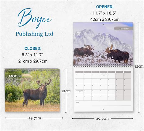 Large Grid Calendar Animal Anatomy 2026 Cute Creatures 12 Month Wall ...