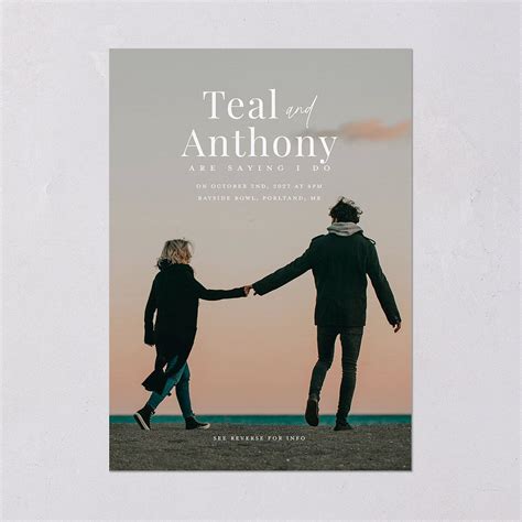 The Knot - Our Date Photo Wedding Invitations