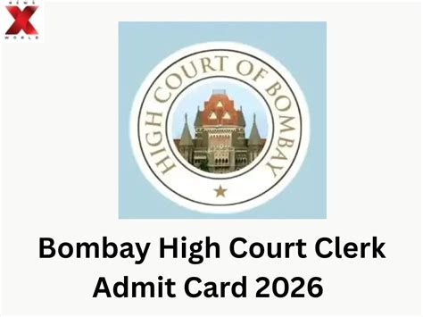 Bombay High Court Clerk Admit Card 2026 Releasing Soon: Check Exam Date ...