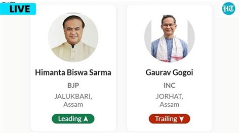 ECI Assam election results live: Intense fight in Assam; BJP leads by ...