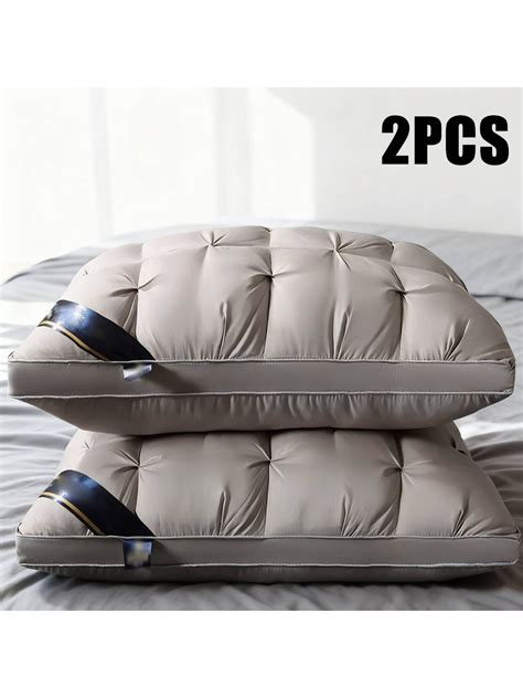 Queen Size Pillow Set of 2 Soft Gel Cushions for All Sleeping Positions ...