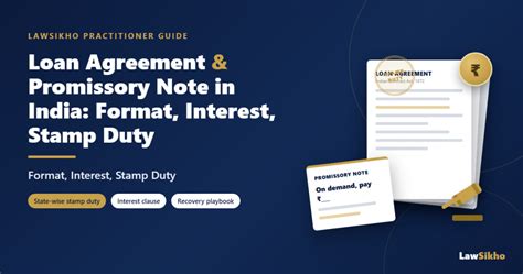 Loan Agreement & Promissory Note India: Format 2026